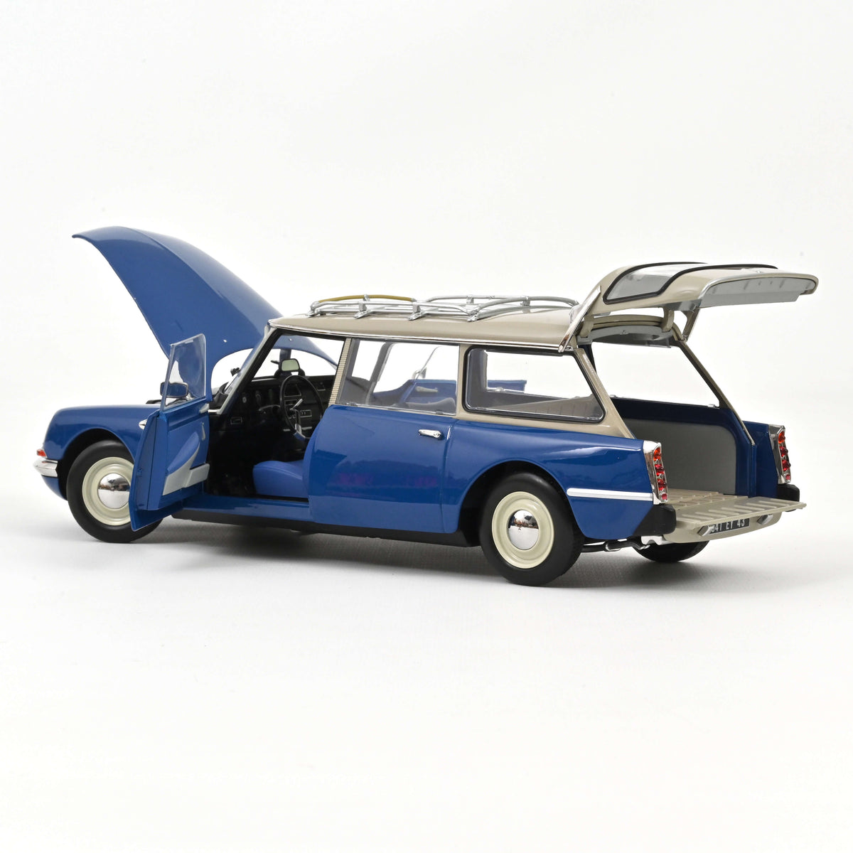 Macheta auto Citroen Break 21 1970 Danube Blue  1:18 Norev