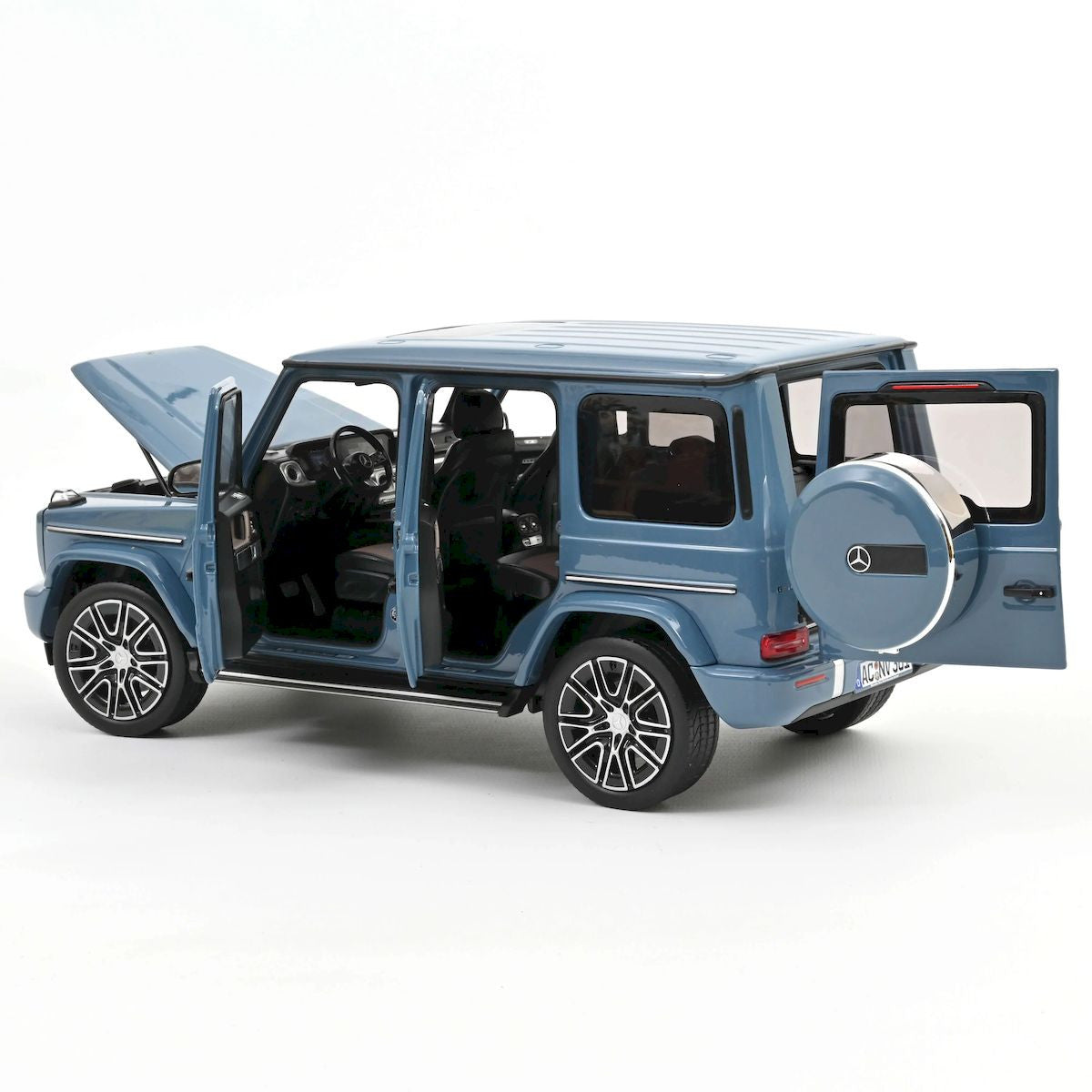 *Precomanda Macheta auto Mercedes-Benz G-Class 2024 Vintage Blue 1:18 Norev