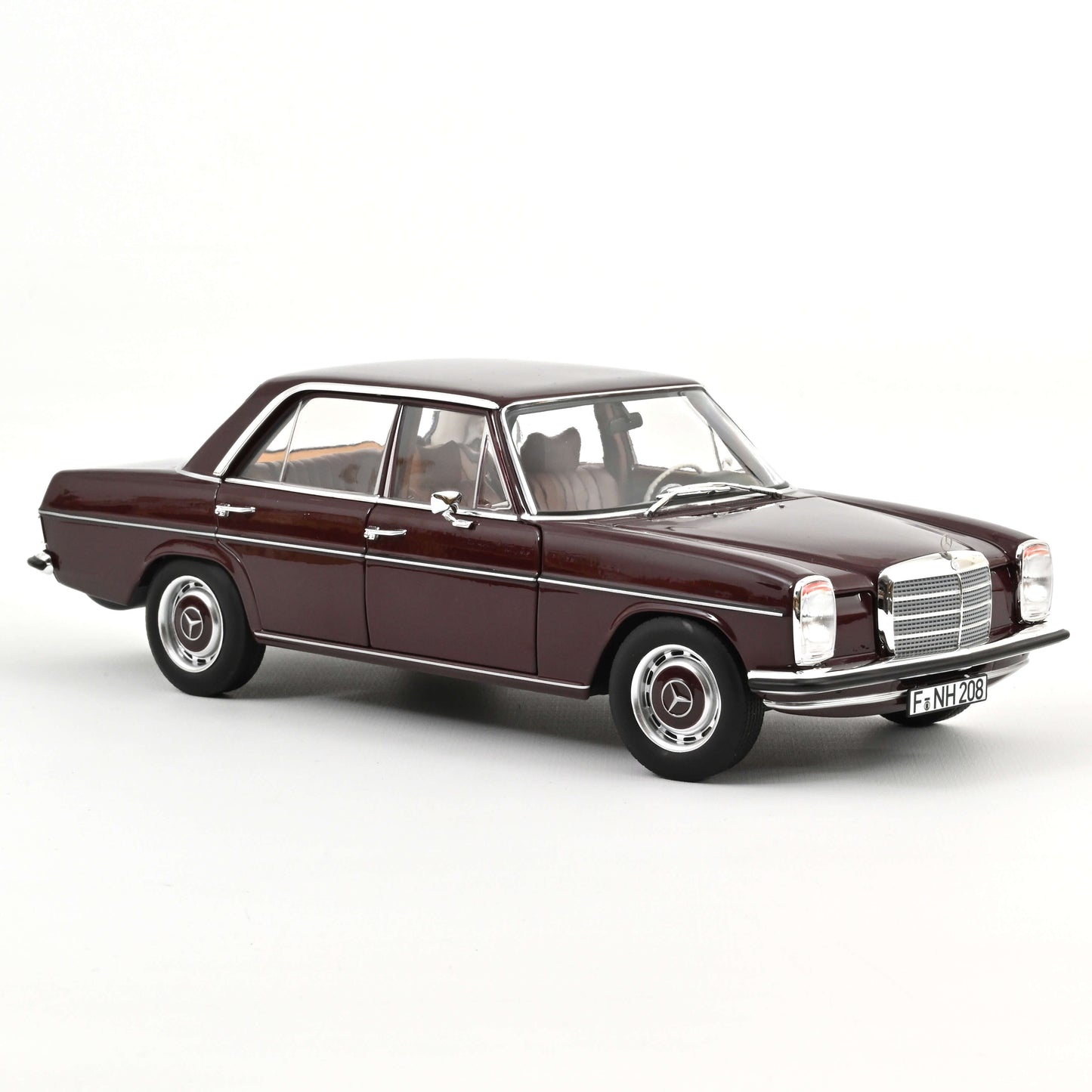 *Pre-order Mercedes-Benz 200, Dark Red Brown, 1968 1:18 Norev model car