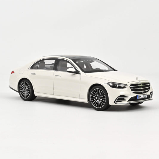 Macheta auto Mercedes-Benz S-Class AMG-Line 2021 White 1:18 Norev
