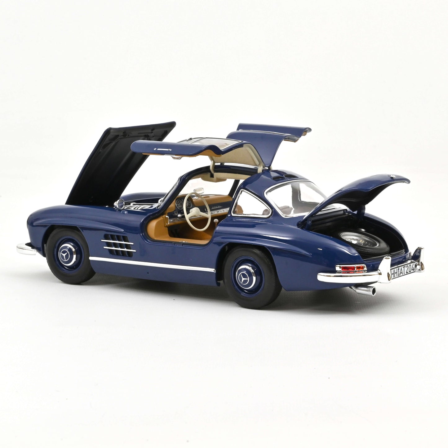 Macheta auto Mercedes-Benz 300 SL 1954 Blue 1:18 Norev