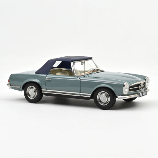Macheta auto Mercedes Benz 230 SL, Horizon Blue Knocking on Heavens Door, 1963  1:18 Norev