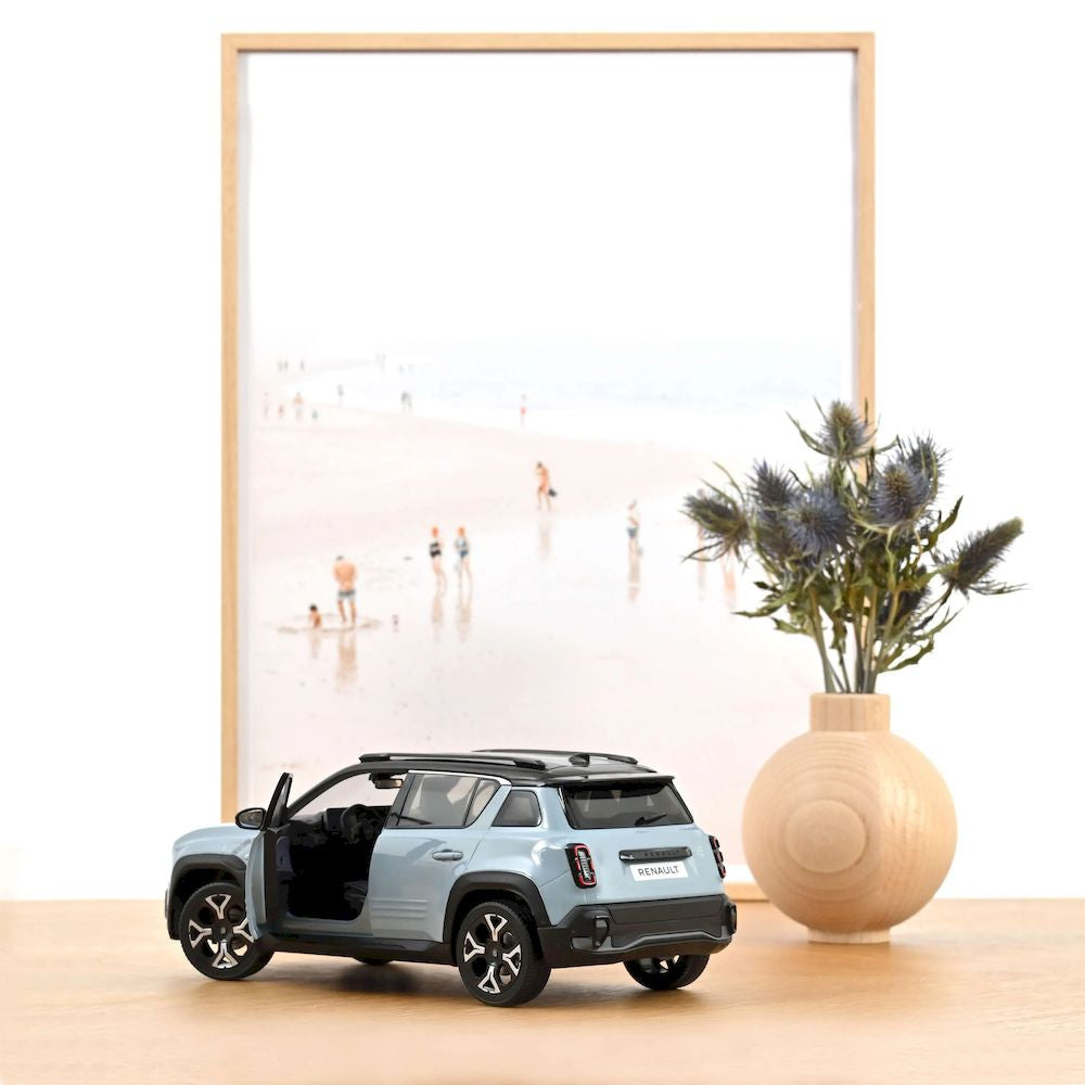 Macheta auto Renault 4 E-Tech Electric, Cloud Blue, 2025 1:18 Norev