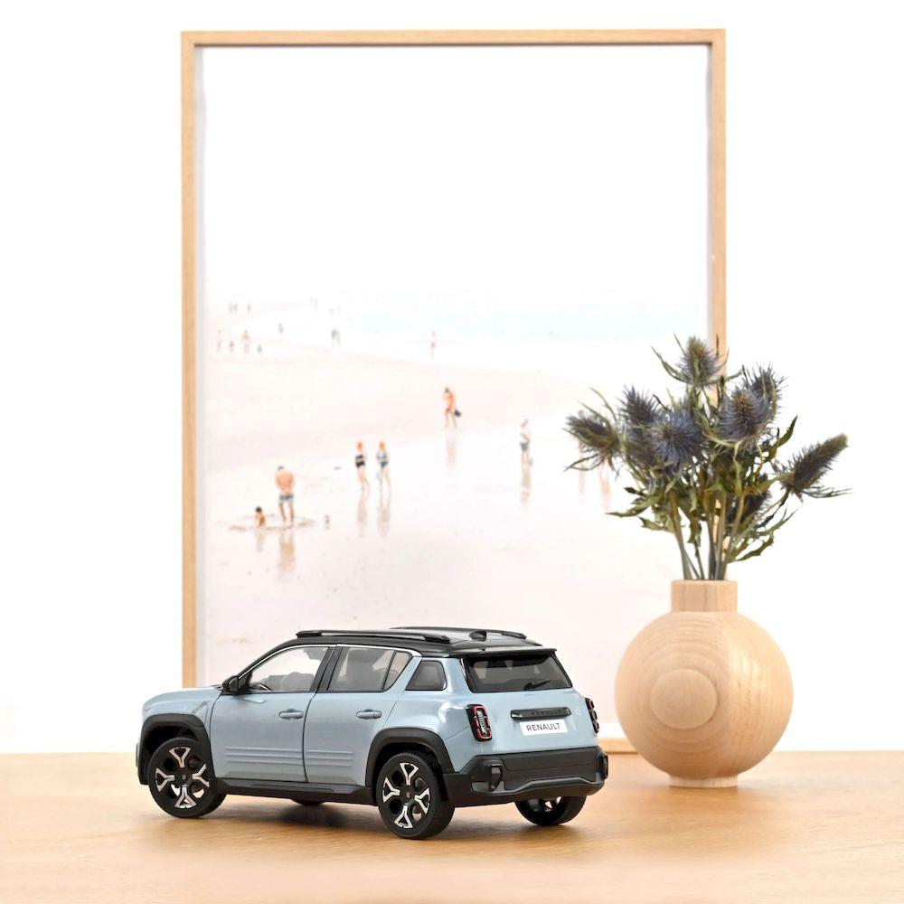 Macheta auto Renault 4 E-Tech Electric, Cloud Blue, 2025 1:18 Norev