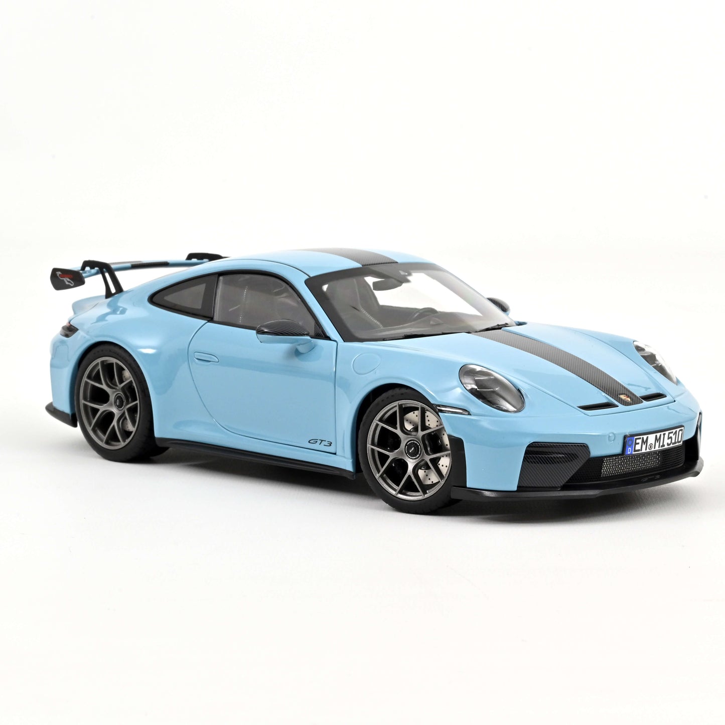 *Precomanda Macheta auto Porsche 911 GT3 w/Weissach Pack 2025 Gulfblue 1:18 Norev