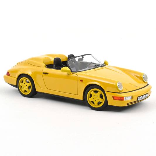 *Pre-order Porsche 911 Speedster model car, Speed ​​Yellow, 1993 1:18 Norev