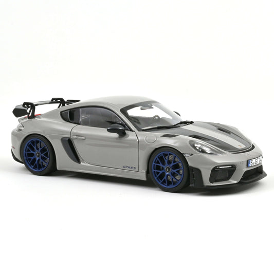 Macheta auto Porsche Cayman GT4 RS w/Weissach Pack, Chalk, 2023 1:18 Norev