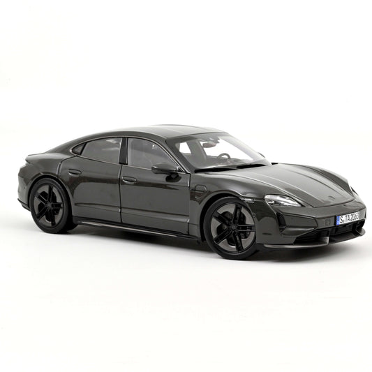 Macheta auto Porsche Taycan Turbo S 2024 Slate Grey Neo  1:18 Norev