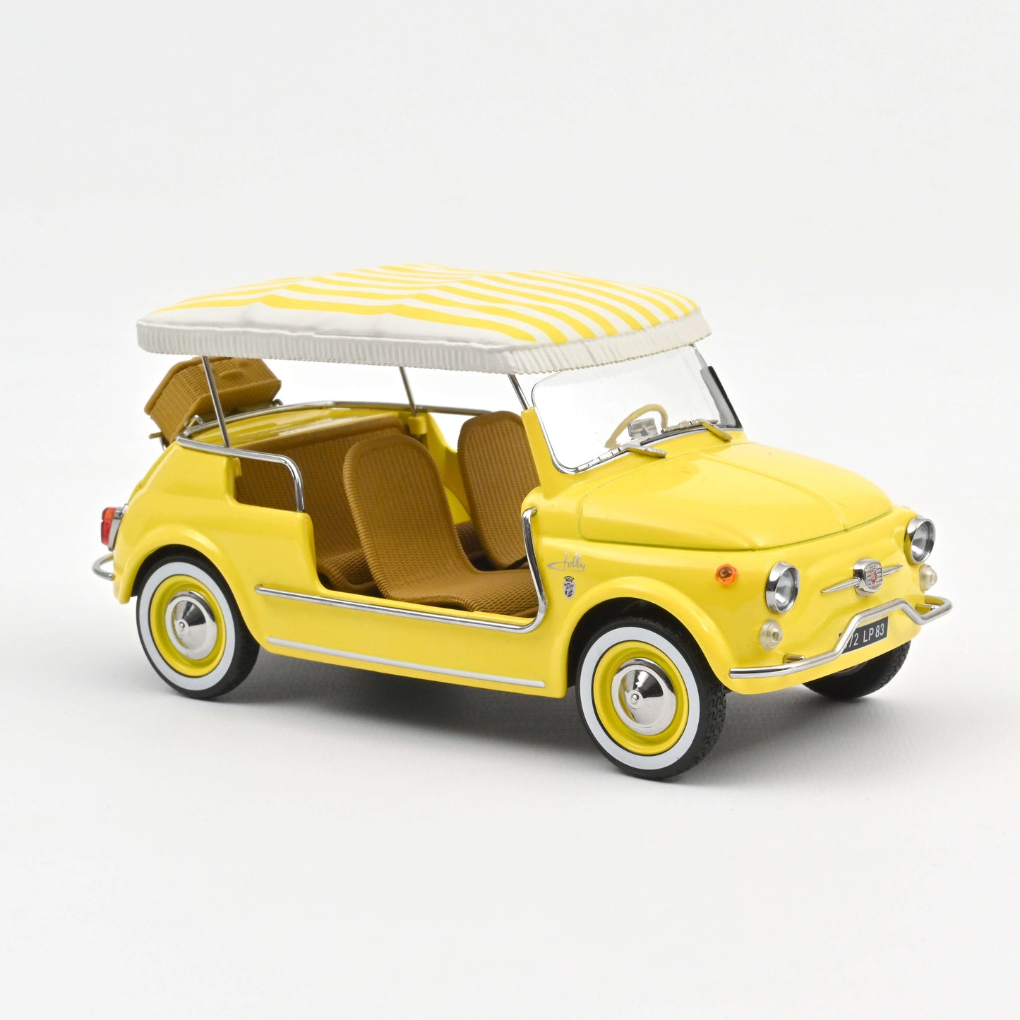 Macheta auto Fiat 500 Jolly, Yellow, 1965 1:18 Norev