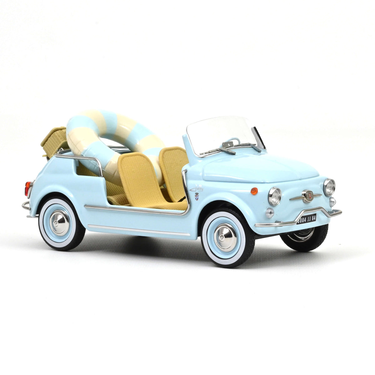 Macheta auto Fiat 500 Jolly 1965 Blue 1:18 Norev