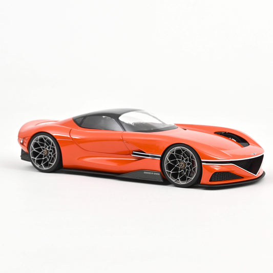 Macheta auto Genesis X Gran Berlinetta VGT 2024 Magma Orange 1:18 Norev Precomanda