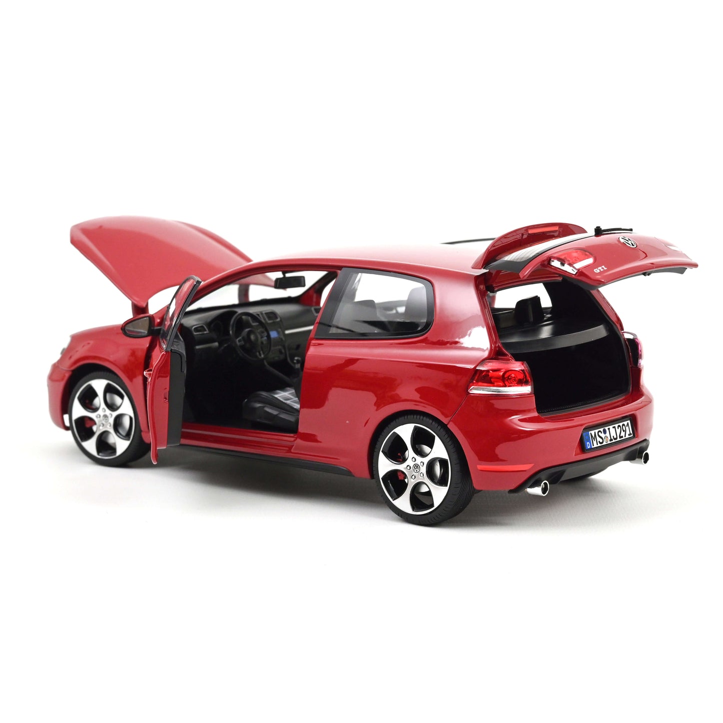 Macheta auto Volkswagen Golf GTI 2009 Tornado Red 1:18 Norev