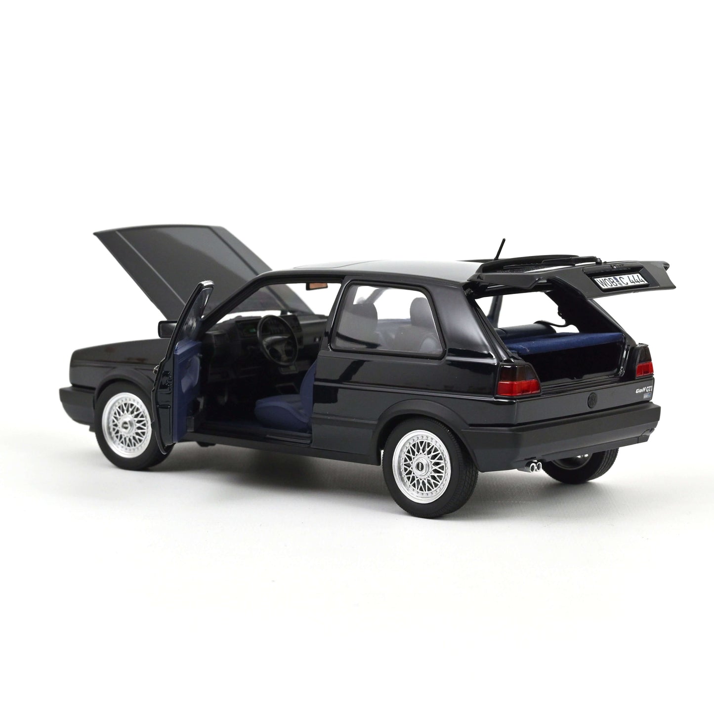 Macheta auto Volkswagen Golf GTI Edition Blue 1991 Moonlight Blue metallic 1:18 Norev
