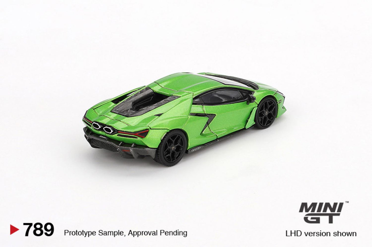 Macheta auto Lamborghini Revuelto Verde Selvans 2024 (LHD) 1:64 MIniGT