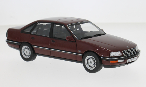 Macheta auto Opel Senator B, rosu, 1987 1:24 WhiteBox
