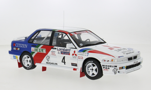 Mitsubishi Galant VR-4, Rallye WM, RAC Rally, 1990, #4 1:18 IXO model car