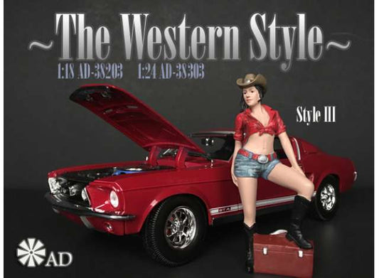 Figurina The Western Style #3 1:18 American Diorama