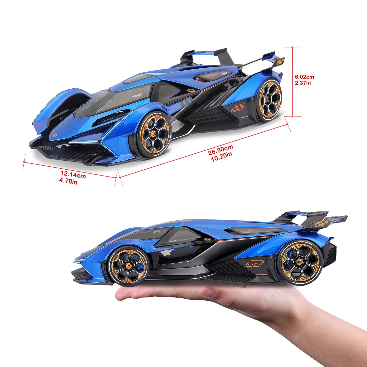 Macheta auto Lamborghini Vision GT V12 1:18 Maisto