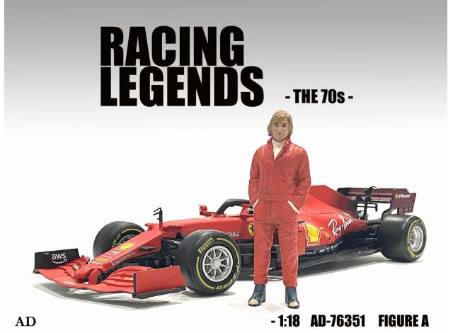 Figurina Figure A Race Legends series 70's 1:18 American Diorama