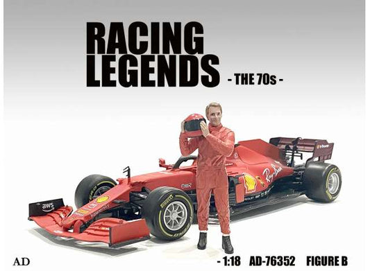 Figurina Figure B Race Legends series 70's 1:18 American Diorama