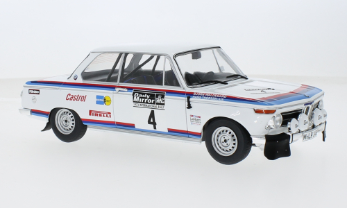 Model car BMW 2002, Rallye WM, RAC Rally, 1973, #4 1:18 IXO