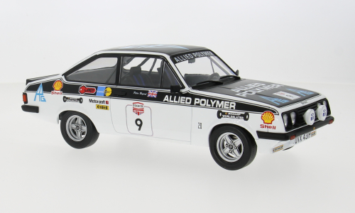 Model car Ford Escort MK II RS 2000, FIA World Rally Championship, Tour of Great Britain, 1977, #9, A.Vatanen/P.Bryant 1:18 MCG