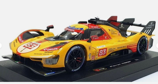 Macheta auto Ferrari 499P #83 Le Mans 2024 1:24 Bburago