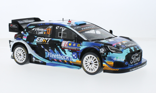 Macheta auto Ford Puma Rally1, Rallye WM, Central European Rally, 2023, #13 1:18 IXO