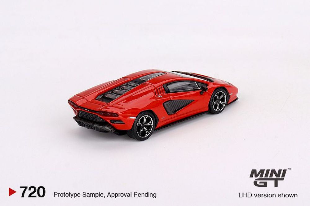 Macheta auto Lamborghini Countach LPI 800-4 Rosso Mars 2023 (LHD) 1:64 MIniGT
