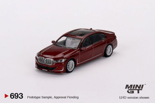 Macheta auto BMW Alpina B7 xDrive Aventurin Red 2023 (LHD) 1:64 MIniGT