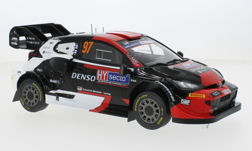 Macheta auto Toyota GR Yaris Rally1 Hybrid, Rallye WM, Rallye Finnland, 2023, Toyota Gazoo Racing WRT, #97 1:18 IXO