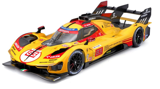 Macheta auto Ferrari 499P Sieger 24h Le Mans 2024  Kubica/Ye/Hanson Nr 83  1:18 BBurago