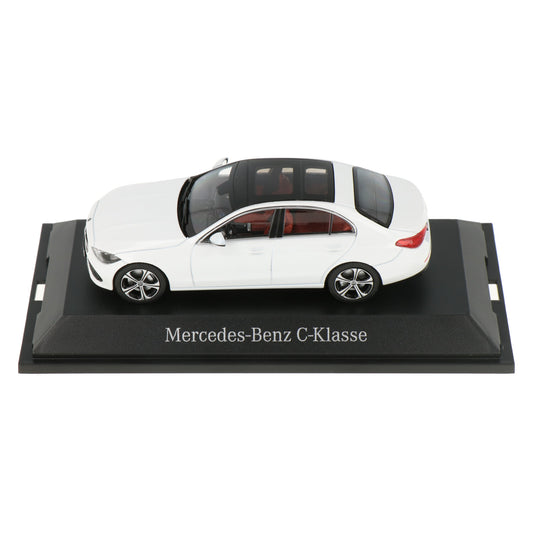 Macheta auto Mercedes C-Class W206 (2021) alb 1:43 Herpa Dealer