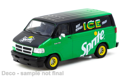 Macheta auto Dodge Van, Sprite Delivery 1:64 Tarmac Works