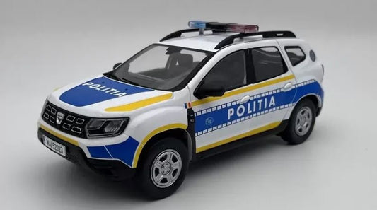 Macheta auto Dacia Duster Politia Romana 1:43 Norev