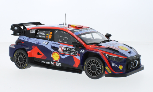Macheta auto Hyundai i20 N Rally1, Rallye WM, Rallye Monte Carlo, 2023, #6 1:18 IXO