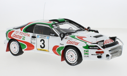 Macheta auto Toyota Celica Turbo 4WD (ST185), Rallye WM, Safari Rally, 1993, Castrol, #3 1:18 IXO
