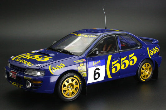 Macheta auto Subaru Impreza 555 – #6 R.Burns/R.Reid-2nd 555 Hong Kong Beijing Rally (1994 ) 1:18 AutoWorld