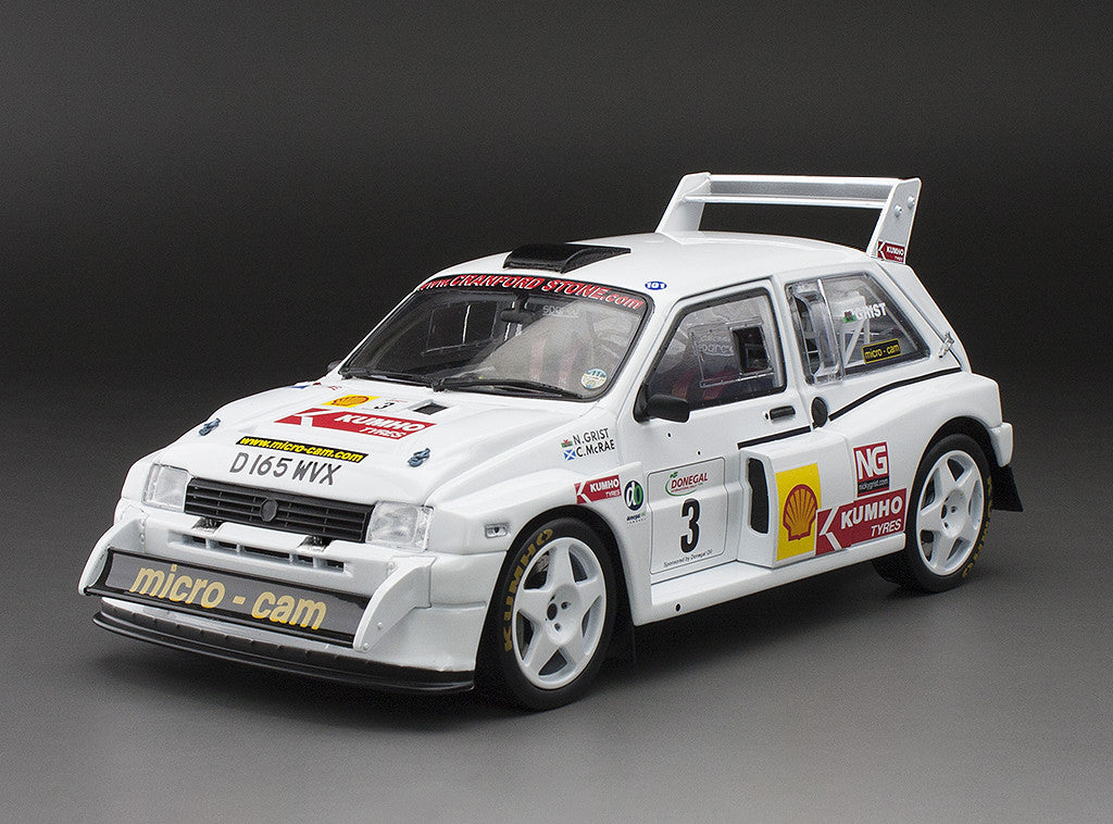 Macheta auto MG Metro 6R4 - #3 C.McRae /N.Grist - Shell Donegal International Rally 2006 1:18 SunStar