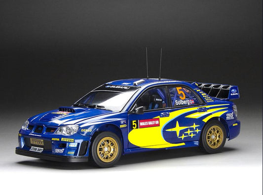 Macheta auto Subaru Impreza WRC06 – #5 P.Solberg/P.Mills – 3th Wales Rally GB (2006) 1:18 Sun Star