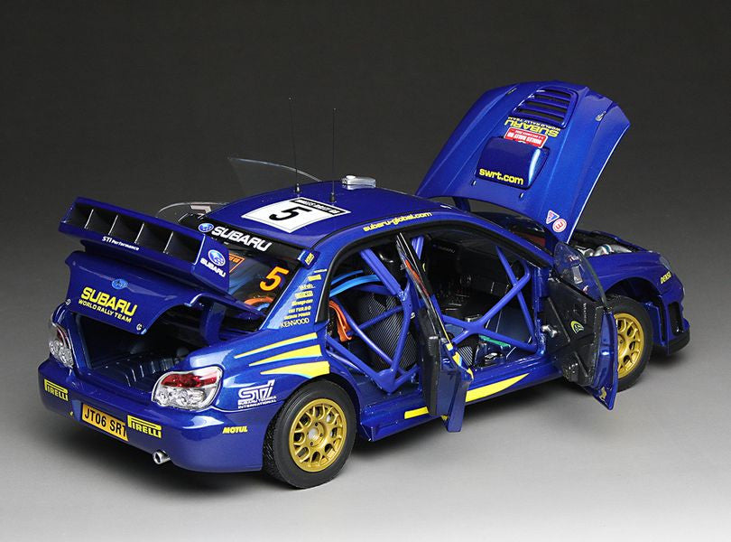 Macheta auto Subaru Impreza WRC06 – #5 P.Solberg/P.Mills – 3th Wales Rally GB (2006) 1:18 Sun Star