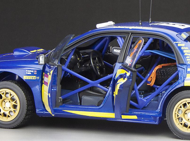 Macheta auto Subaru Impreza WRC06 – #5 P.Solberg/P.Mills – 3th Wales Rally GB (2006) 1:18 Sun Star