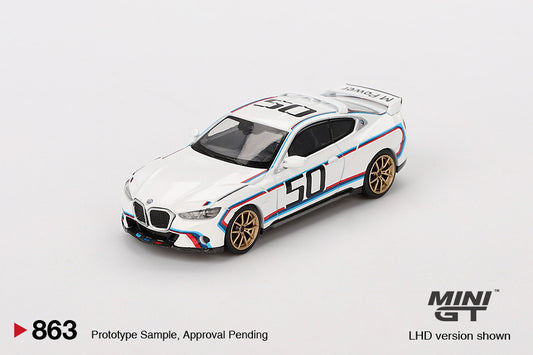 Macheta auto BMW M4 (G82) 3.0 CSL White 2023 (LHD) 1:64 MIniGT