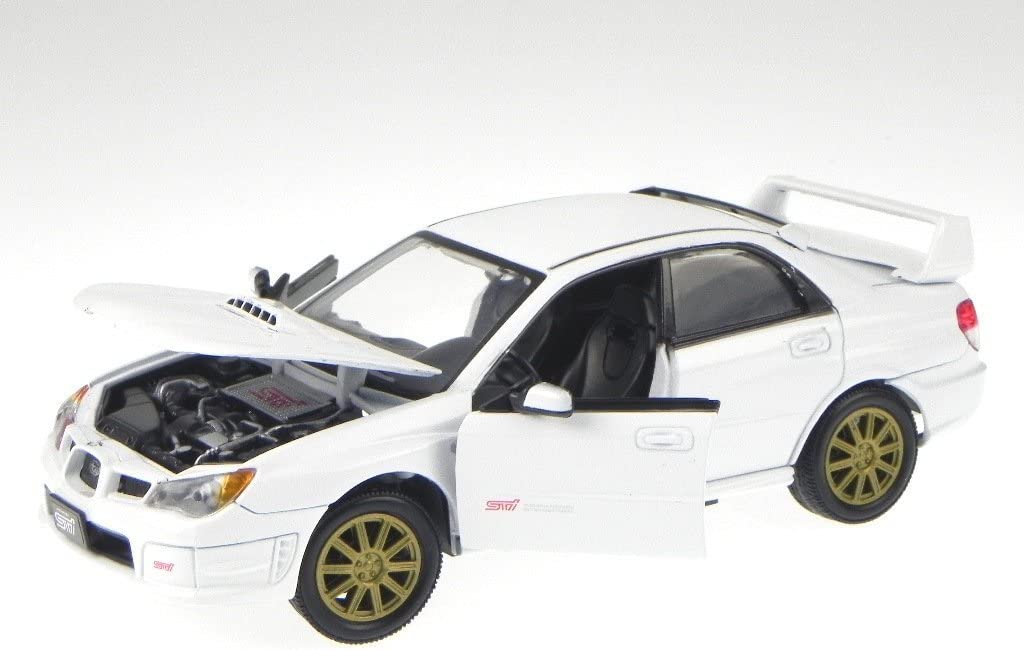 Macheta auto Subaru Impreza WRX STi, white 1:24 MotorMax