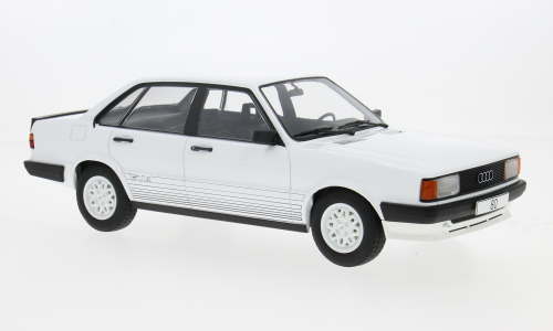 Macheta auto Audi 80 GTE (B2), alb, 1978 1:18 MCG