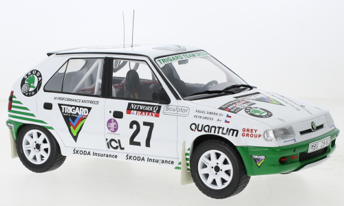 Macheta auto Skoda Felcia Kit Car, Rallye WM, RAC Rally, 1995, #27 1:18 IXO