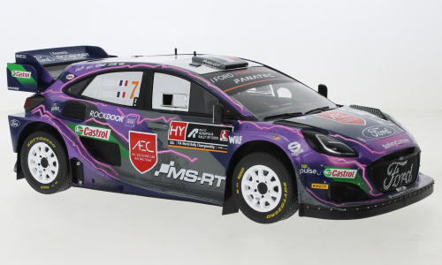 Macheta auto Ford Puma Rally 1, Rallye WM, Rally Acropolis, 2022, #7 1:18 IXO