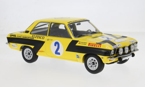 Macheta auto Opel Ascona A, Rally Acropolis, 1975, #2, W.Röhrl/C.Geistdörfer 1:18 MCG