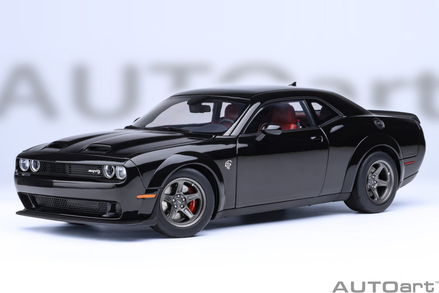 *Pre-order Dodge Challenger SRT Superstock 2023 (Pitch Black) 1:18 AutoArt model car