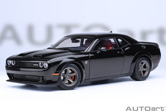 *Pre-order Dodge Challenger SRT Superstock 2023 (Pitch Black) 1:18 AutoArt model car